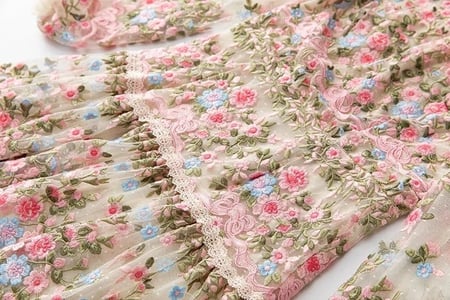 فستان سهرة سكري فخم طويل