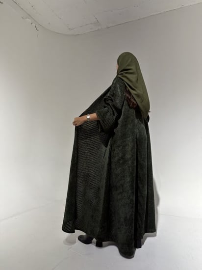 عباية شتوية دافئة - خمرة