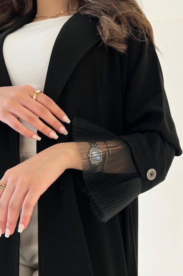 عباية كريب ملكي -متجر عبايات خمرة