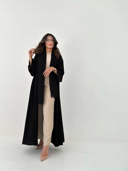 قماش عبايه كريب ملكي - خمرة