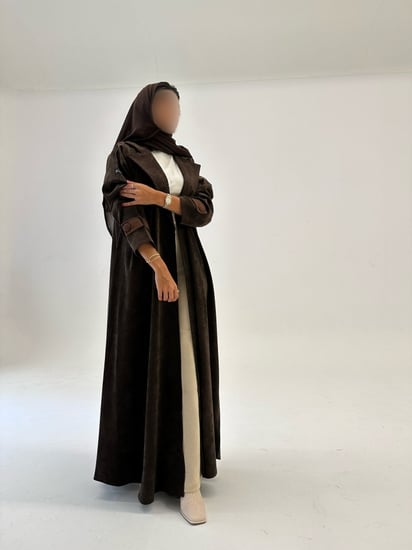 عبايات شتوية بنية