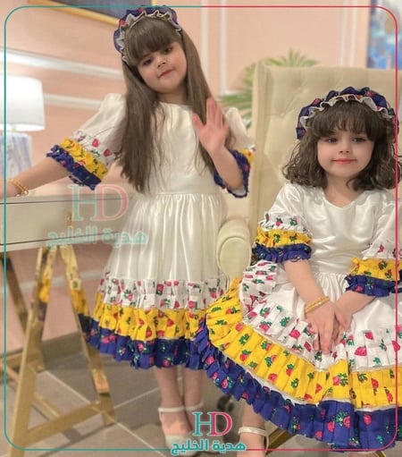 فستان بطبقات الشالكي