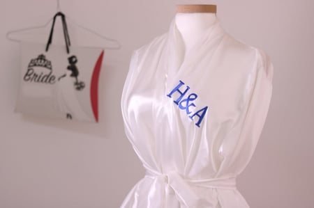 روب عروس  ساده