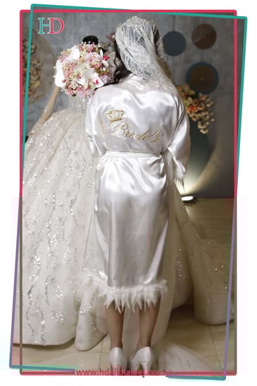 روب عروس - ريش