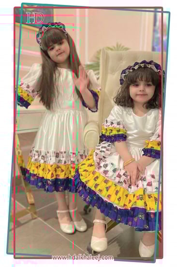 فستان بطبقات الشالكي