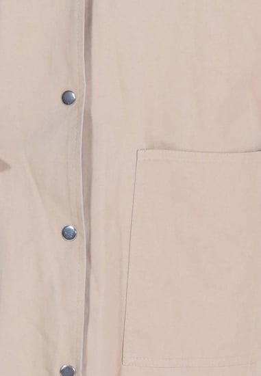 جاكيت بغطاء رأس يُلبس وجهين أزرار أمامية