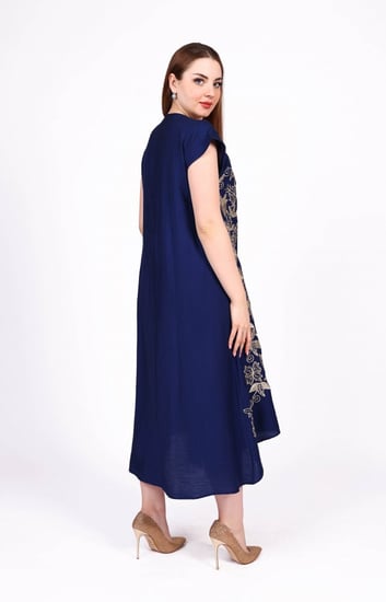 جلابية عصرية تطريز كمبيوتر