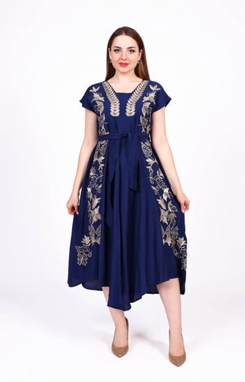 جلابية عصرية تطريز كمبيوتر