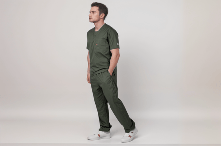 Scrub Lion's den - Dark Green