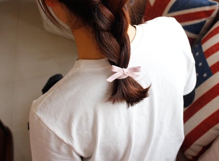 ربطة أنيقة لون وردي