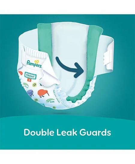 حفاضات بامبرز حماية من الطفح الجلدى مقاس 4 (9-14 كجم) 96 حفاضة