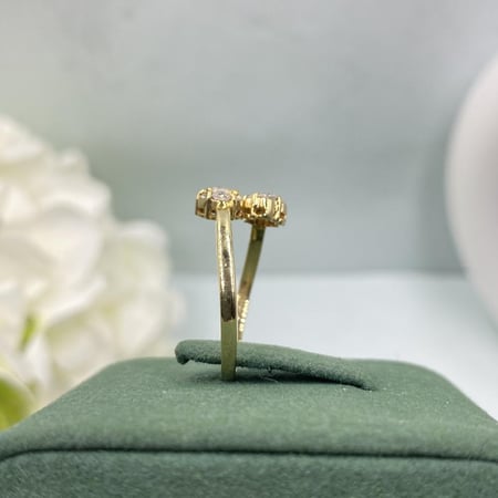 خاتم الماس تصميم كلاسيكي بوزن 0.42 قيراط