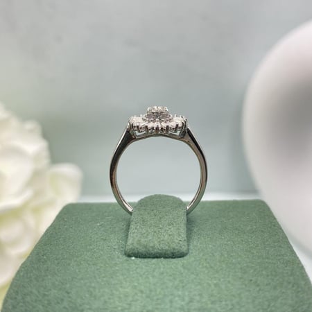 خاتم الماس تصميم كلاسيكي بوزن 0.37 قيراط