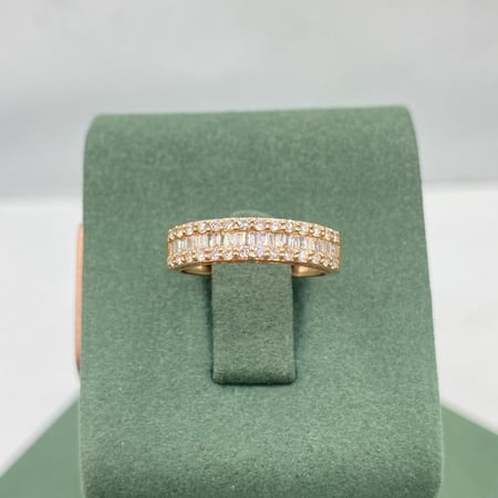 خاتم الماس حديث بوزن 0.46 قيراط