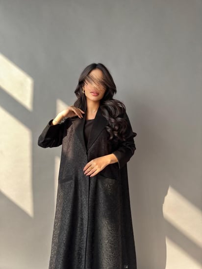 عباية كريب كوري سحاب