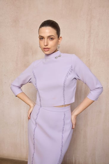 طقم ميدي مطرز تيفاني