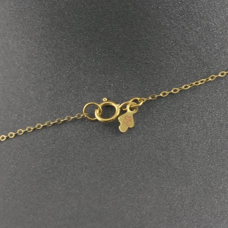 سبحة ذهب بتصميم بيضاوي تراثي - عيار 21