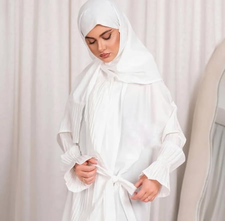 شرشف باليسيه ابيض - مرد