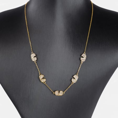 طقم سلسال وحلق بالوان مختلفة