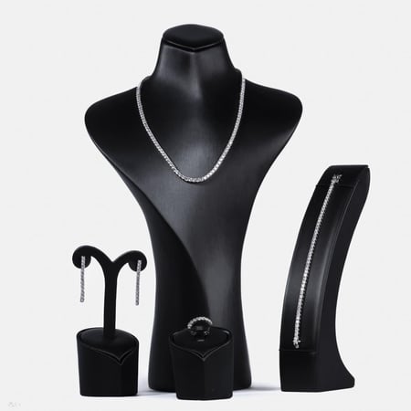 طقم سهرة زركون بتصاميم الالماس