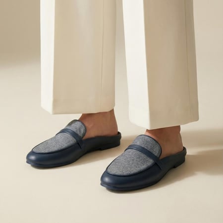 حذاء لوفر فلات يومي بالوان مختلفة