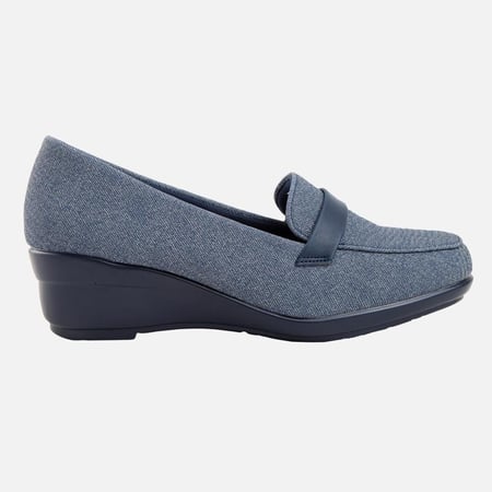 حذاء لوفر بكعب مريح و يومي بالوان مختلفة