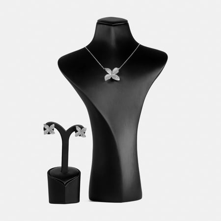 طقم سلسال وحلق بالوان مختلفة