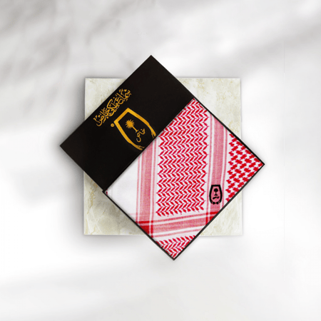 شماغ شلش احمر غامق