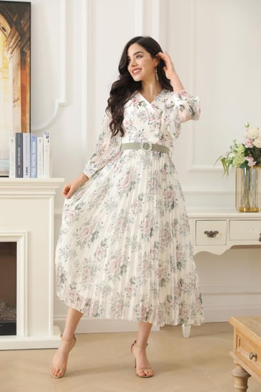 فستان مشجر  فخم