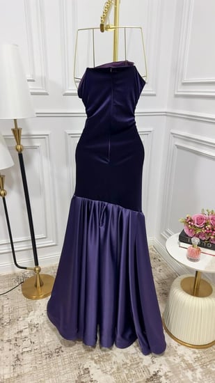 فستان سهرة جوخ  موف ..