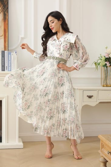 فستان مشجر  فخم