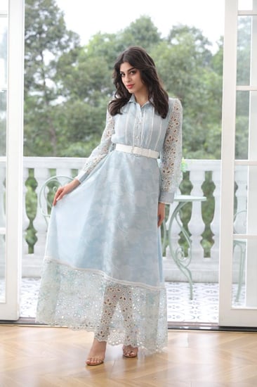 فستان نسائي طويل راقي