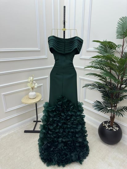 فستان سهره مورد فخم لونين