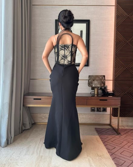 فستان سهرة مميز فخم.