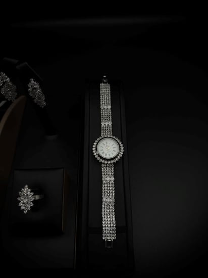 طقم اكسسوار زركون فاخر