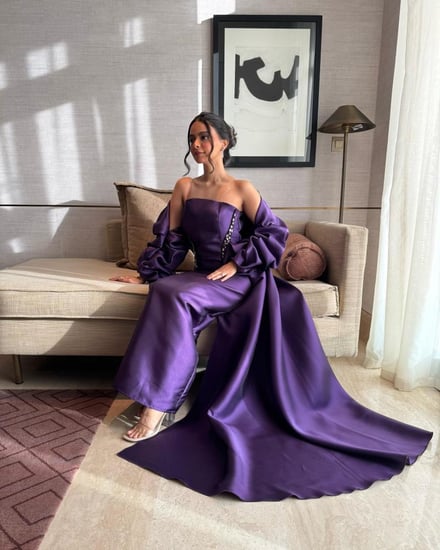 فستان سهره فخم قطعتين.