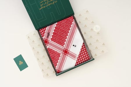 شماغ ملكي خاص دم الغزال 2025 الاصدار الجديد