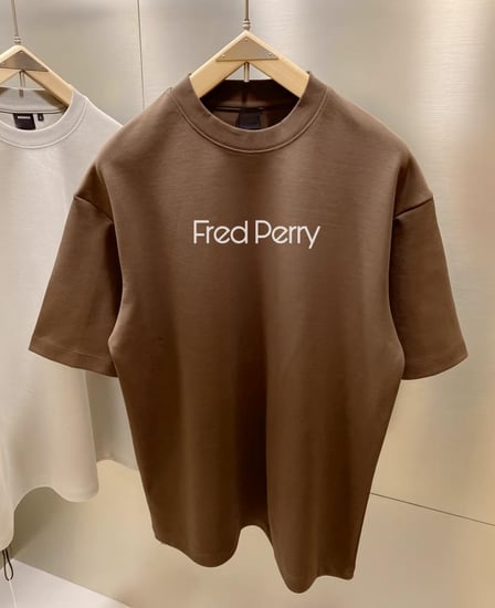 Fred Perry تيشيرت فرد بيري لون تركوازي فخم خامة مخملية متميزة وراقية