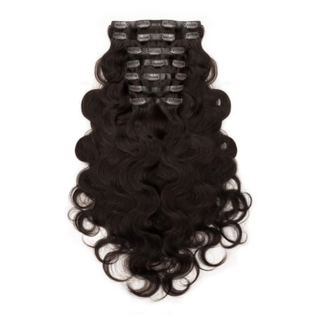 كلبس مطور بني غامق ويفي مموج