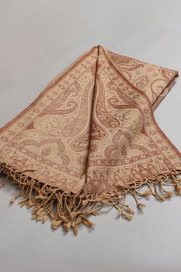 High quality womens kashmiri wool winter shawl with embroidery 1