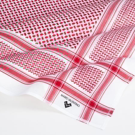 شماغ ماريو فالنتينو احمر MARIO VALENTINO SVBR15