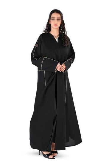 عباية كلوش بقيطان بني