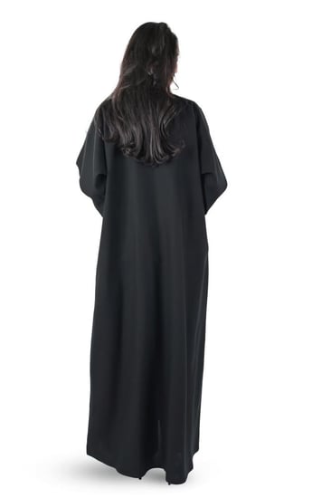 عباية كريب مع جكار