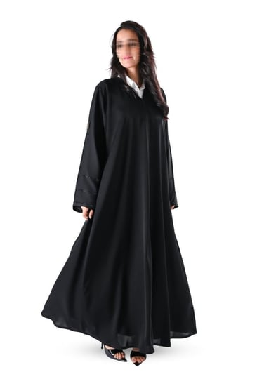 عباية ربع كلوش بفصوص على الكم