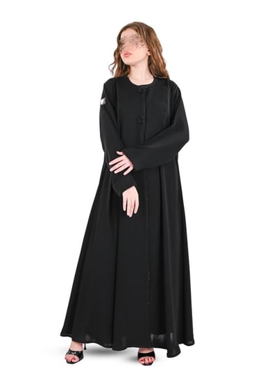 عباية كلوش بتطريز يدوي ناعم