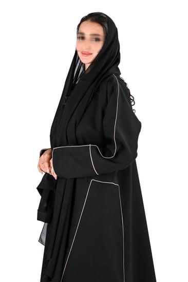 عباية كلوش بقيطان بني