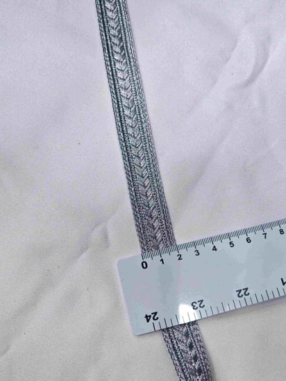 كلفه قفطان مغربي  فضي  لفه 9 متر