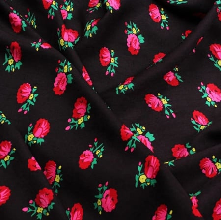 قماش قرقيعان شالكي اولبيتش اسود