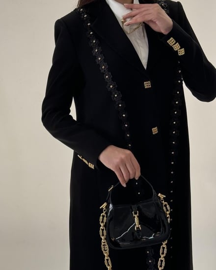 بليزر كريب مع ورود