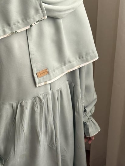 شرشف صلاة اخضر - سحاب